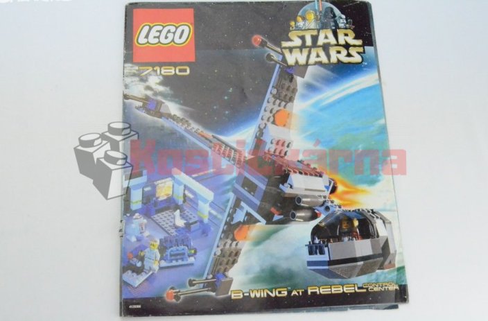 Lego B-wing at Rebel Control Center (7180)