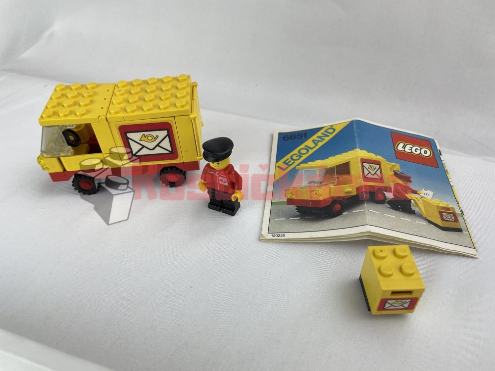 Lego 6651 Lego Post Office Instructions LEGO Town: Mail Truck